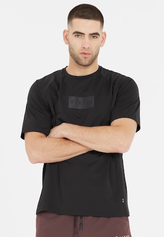 Virtus Shirt 'Kaleb' in Black: front