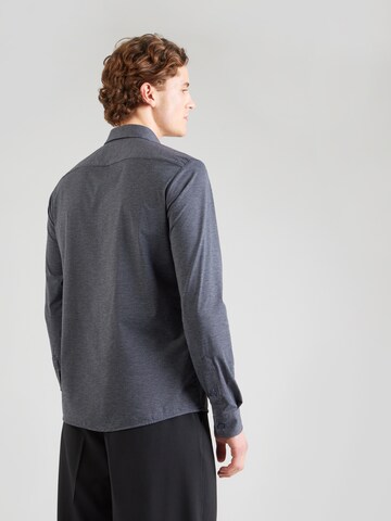 BOSS - Ajuste estrecho Camisa 'P-Roan' en azul