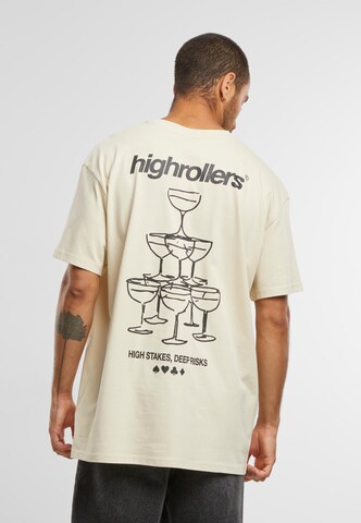 T-Shirt Mister Tee en beige : devant
