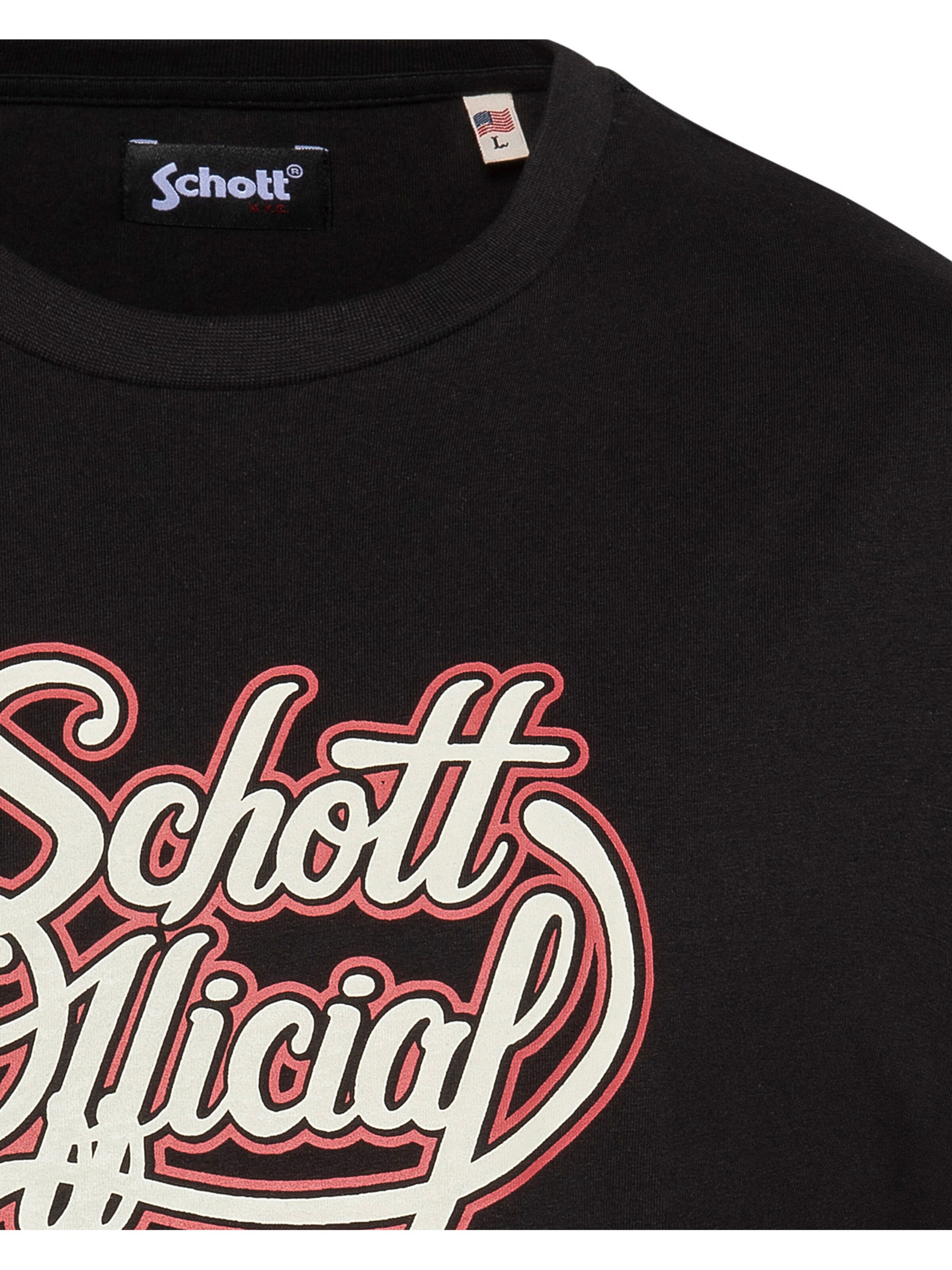 Schott NYC Shirt‌ in Schwarz
