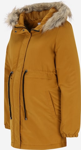 MAMALICIOUS Winter parka 'Jessi' in Brown: front
