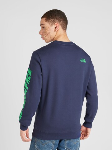 THE NORTH FACE Sweatshirt 'MOUNTAIN PLAY' in Blauw