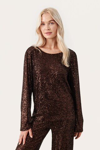 Part Two Bluse 'Darleena' in Braun