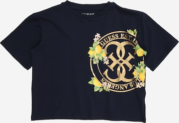 GUESS T-shirt i blå: framsida
