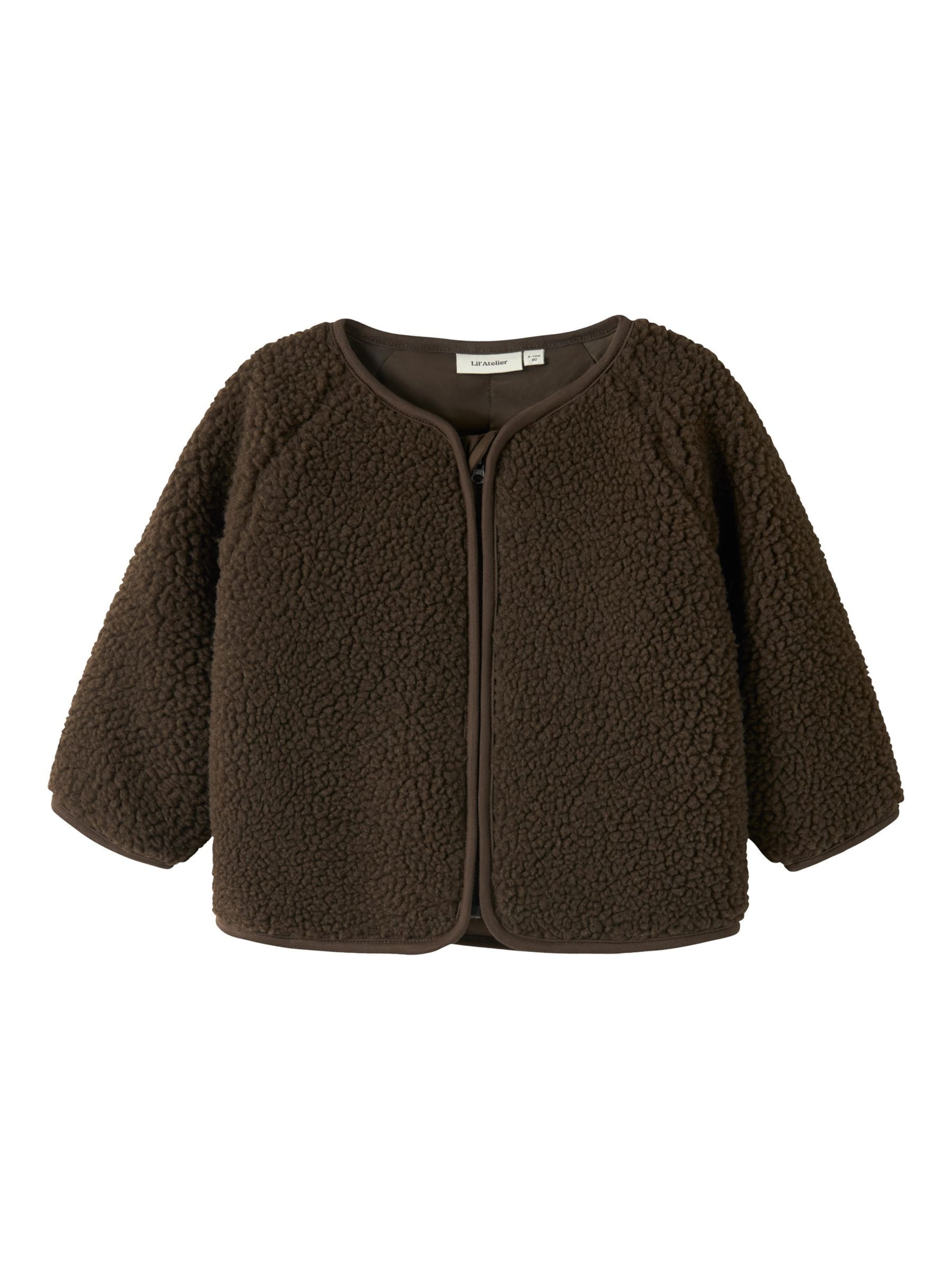 Lil'Atelier Tussenjas in Bruin: voorkant