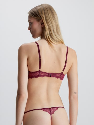 Invisible Soutien-gorge Calvin Klein Underwear en rouge