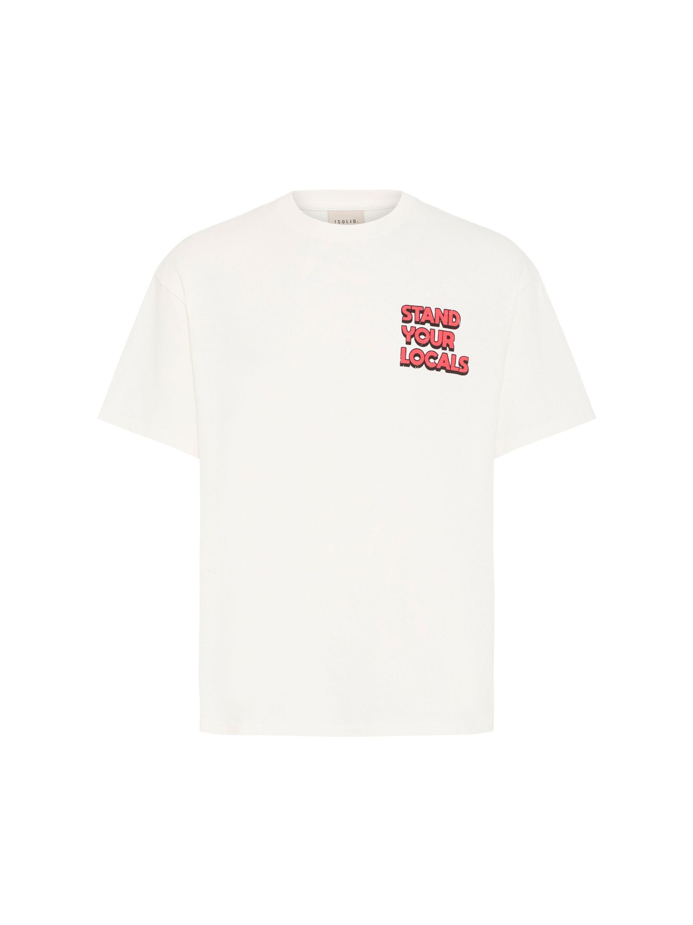 !Solid - Camiseta ' SDBrooks ' en blanco: frente
