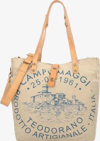 Campomaggi Shoulder Bag 'Manici' in Beige: front