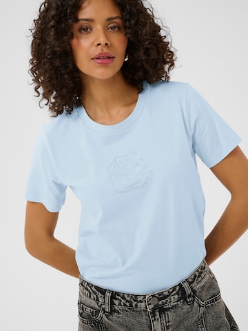 Tricou 'KAJean' de la Kaffe pe albastru