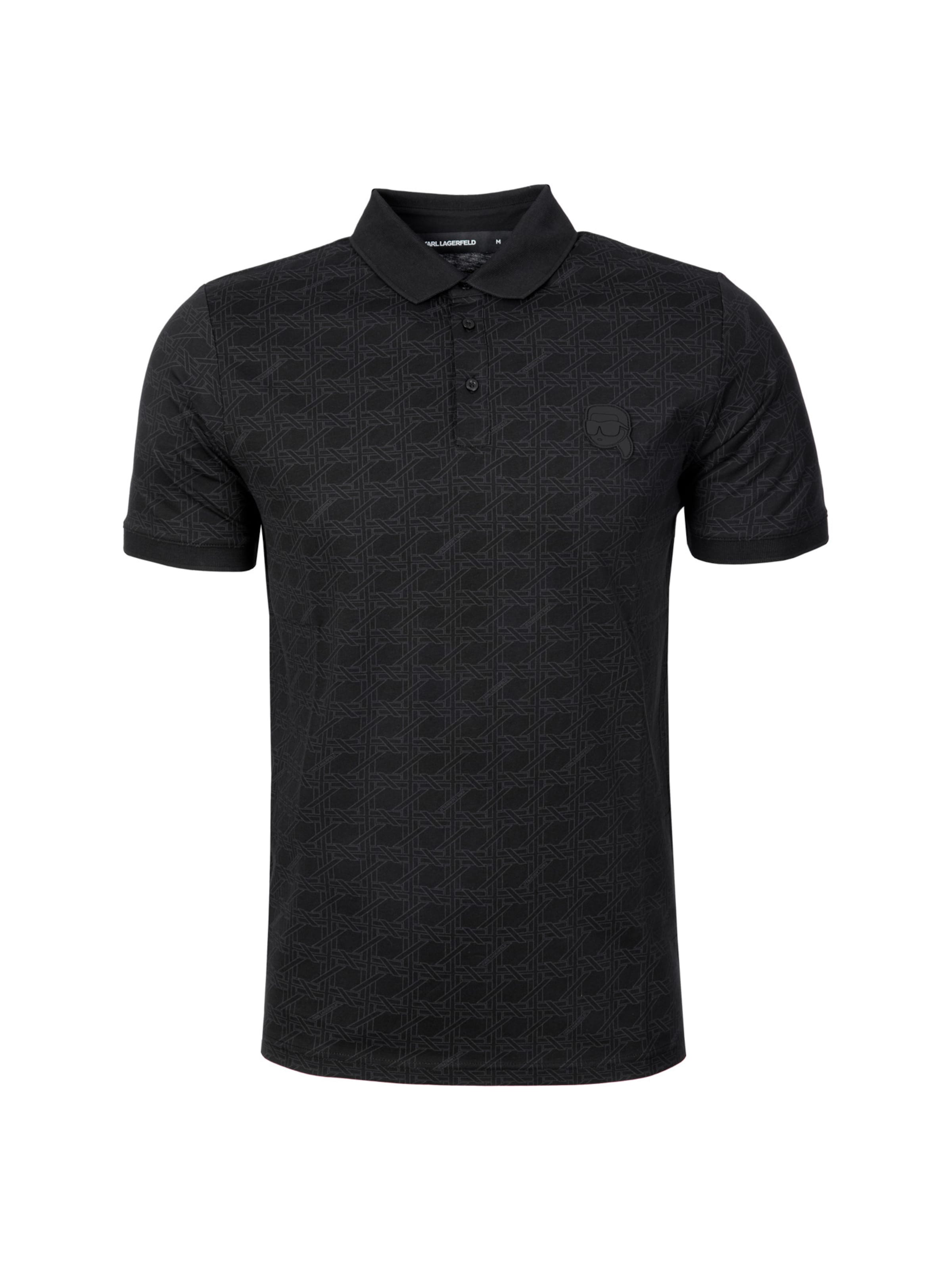 Karl Lagerfeld Shirt in Zwart: voorkant