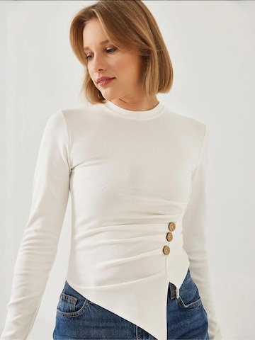 Bianco Lucci Shirt in Weiß