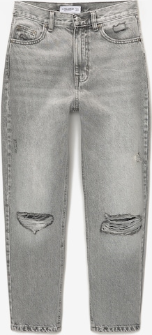 Pull&Bear Loosefit Farkut värissä harmaa: etupuoli