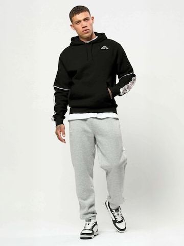 KAPPA - Jersey ' Logo Tape Iackson ' en negro: frente