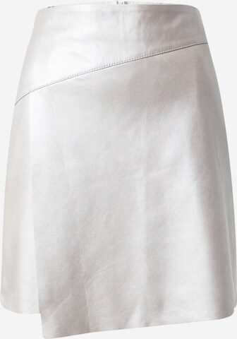 Maze Skirt in Silver: front