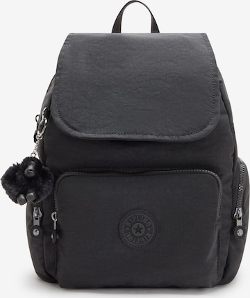 Zaino 'CITY' di KIPLING in nero: frontale