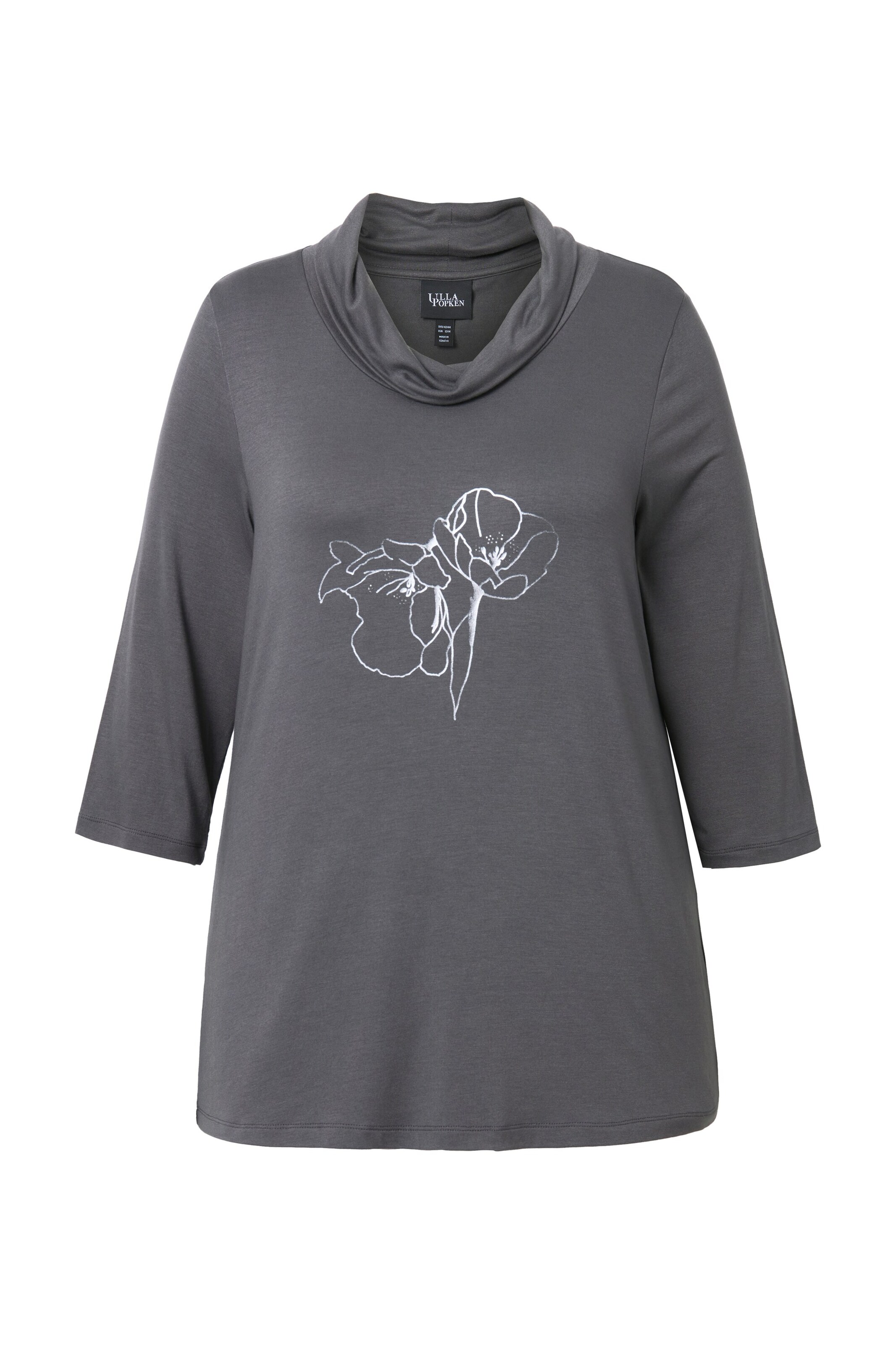 Ulla Popken Koszulka w kolorze szary: przód