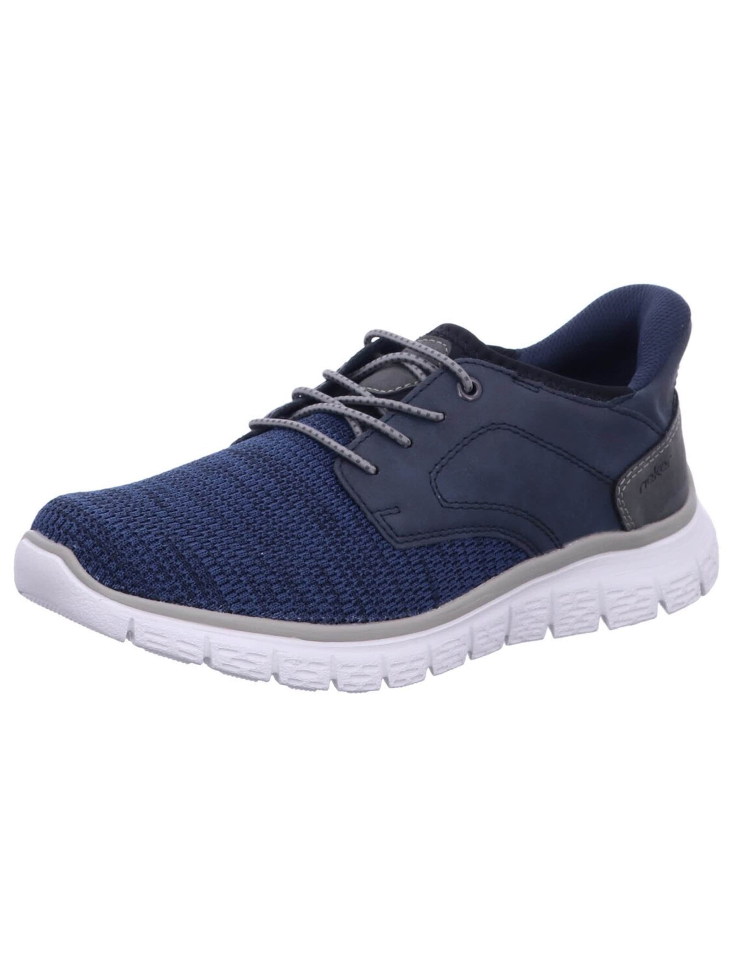 Rieker Hausschuh 'Slipper Herren B6658 14 Kunststoff (Synthetik) in blau'‌‌‌‌‌‌ in Blau: Vorderseite