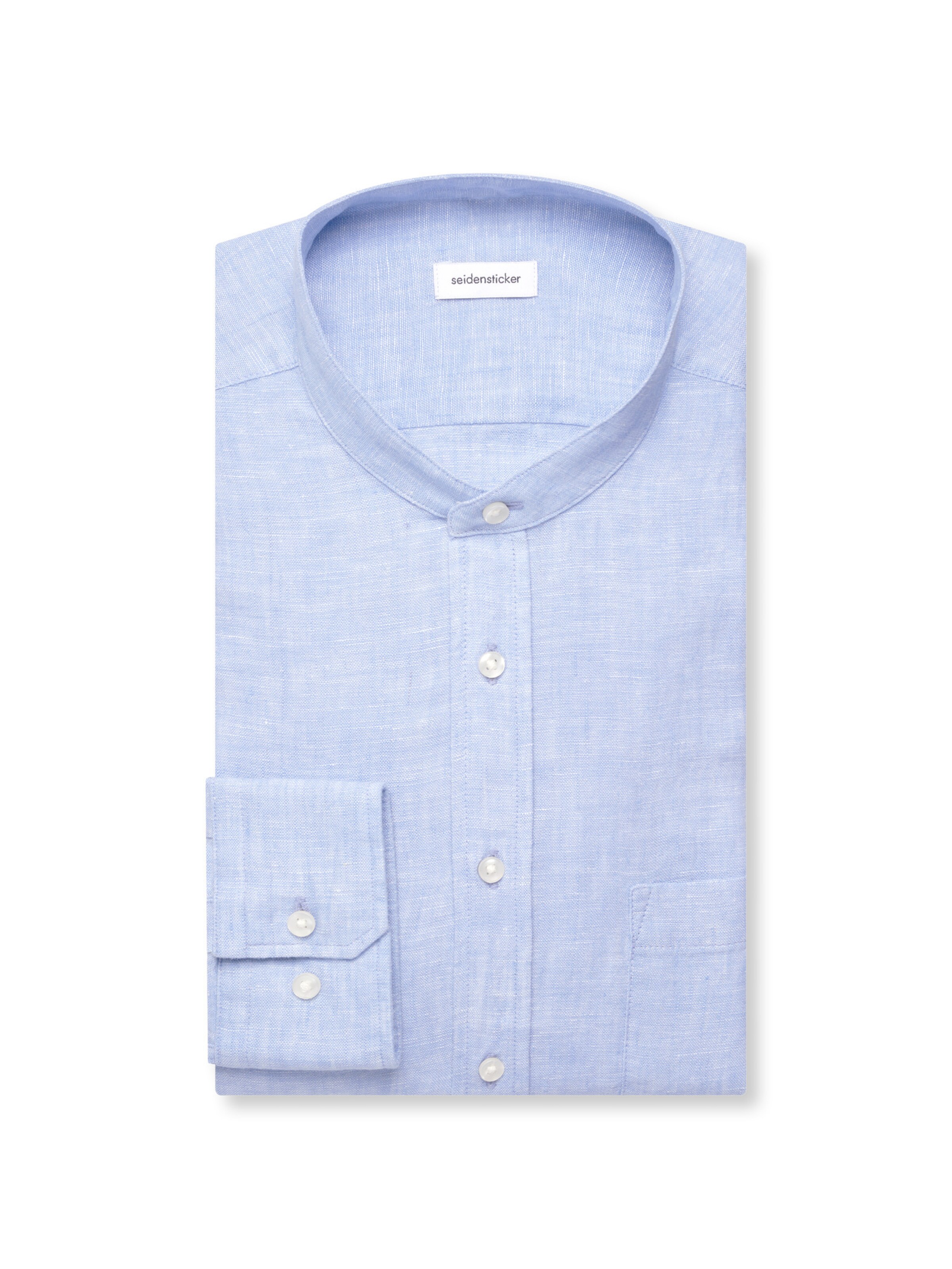 Fit confort Chemise business 'SMART LINEN' SEIDENSTICKER en bleu