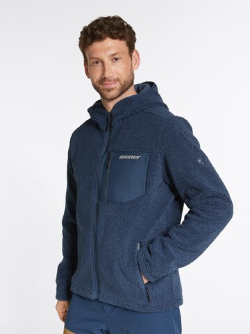 ZIENER Fleecejacke 'JUHA' in Blau