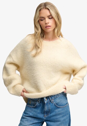 Superdry & Co Oversized Sweater in Yellow: front