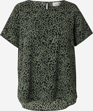 ONLY Carmakoma Блуза 'CARVICA' в зелено: отпред