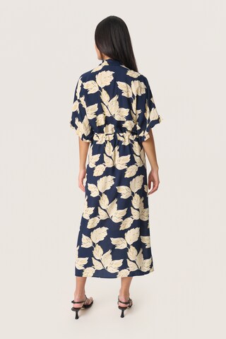 SOAKED IN LUXURY Blousejurk in Blauw