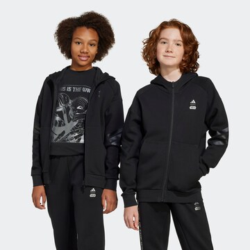 juoda ADIDAS SPORTSWEAR Džemperis 'Star Wars Mandalorian': priekis