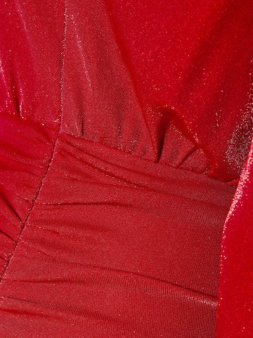 Robe de cocktail Bershka en rouge