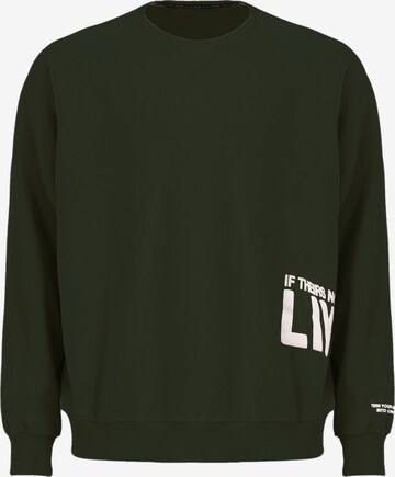 LTB Sweatshirt 'Poreme' in Groen: voorkant