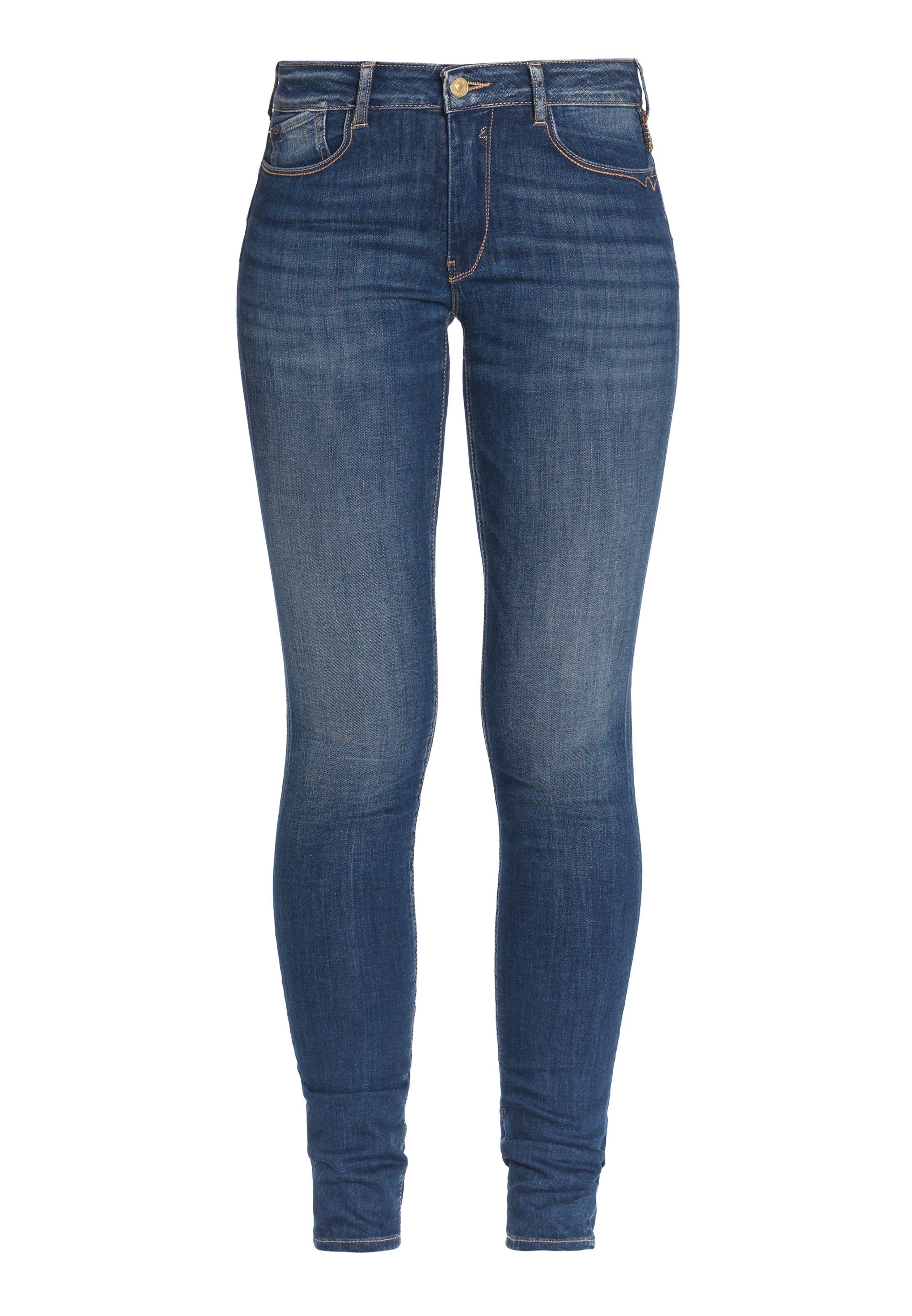 Coupe slim Jean 'Pulp' Le Temps Des Cerises en bleu : devant