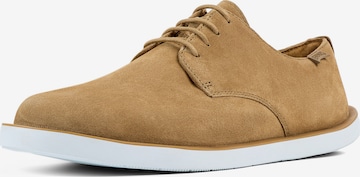 CAMPER Lace-Up Shoes 'Wagon' in Brown: front