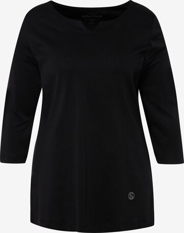 Ulla Popken Shirt in Black: front