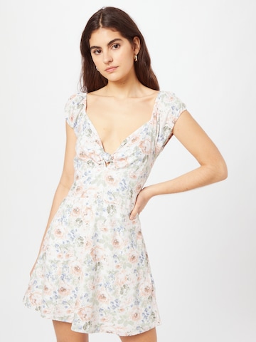 Abercrombie & Fitch Letnia sukienka w kolorze biały: przód