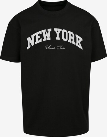 T-Shirt 'New York' MT Upscale en noir : devant