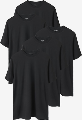 T-Shirt TWO SOON en noir : devant