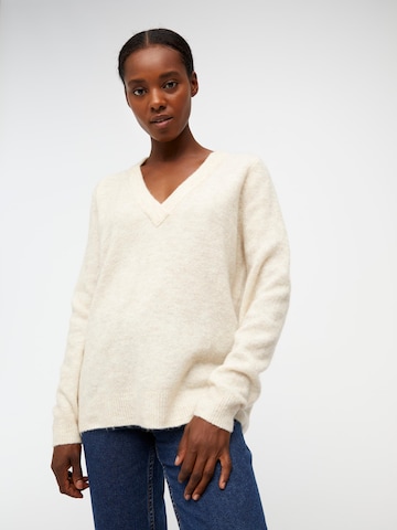 OBJECT - Pullover 'Ellie' em bege: frente