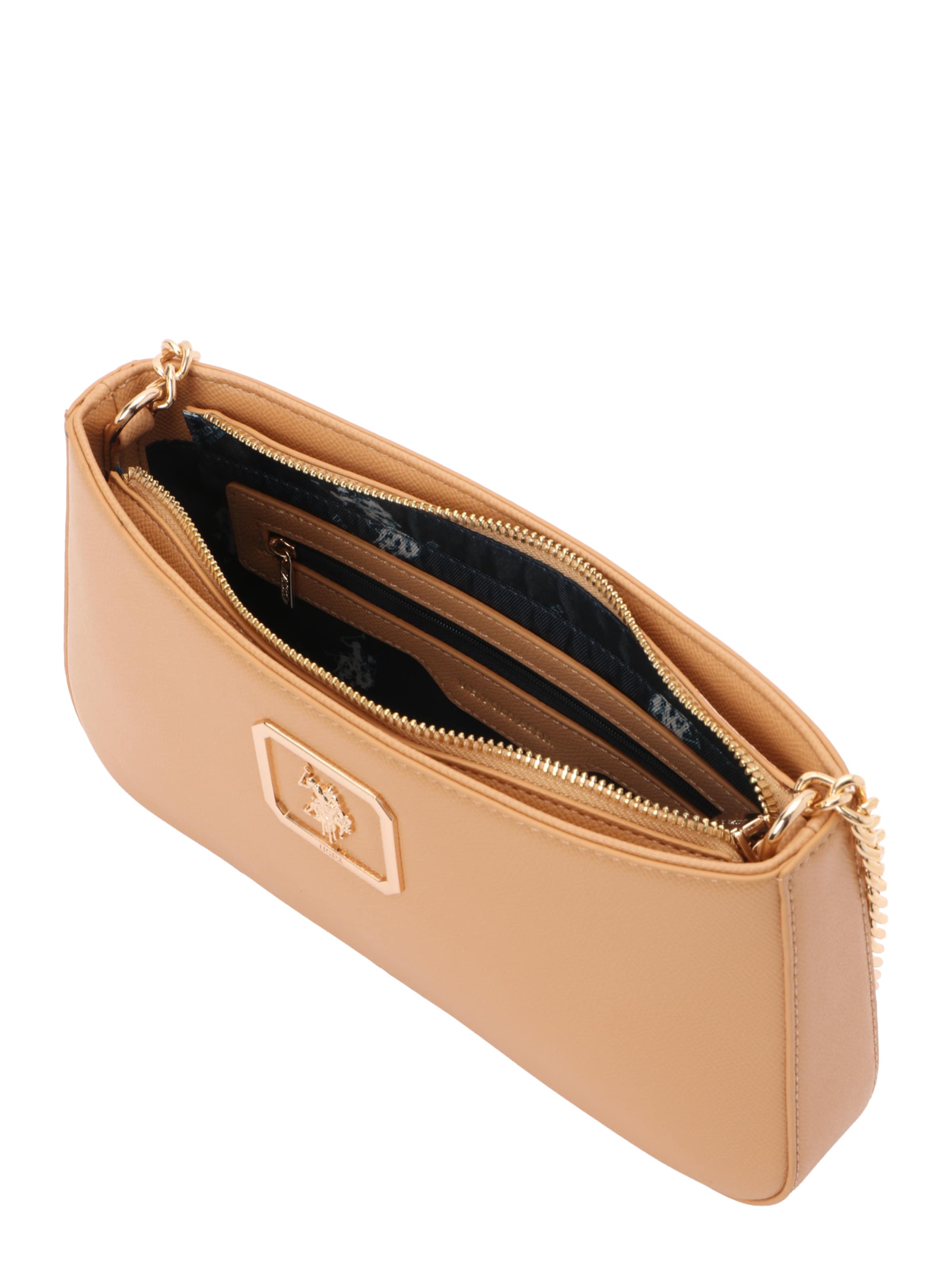 U.S. POLO ASSN. - Bolso de hombro en beige: arriba