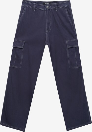 Pull&Bear Cargo trousers in marine blue, Item view