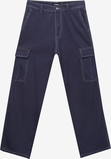Pull&Bear Kargo hlače | marine barva, Prikaz izdelka
