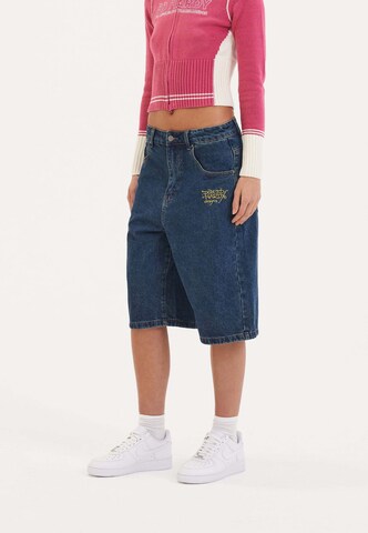 Ed Hardy Baggy Džínsy - Modrá