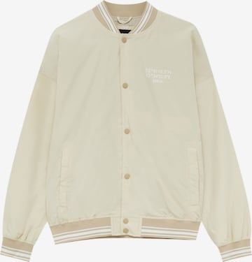 Pull&Bear Tussenjas in Beige: voorkant