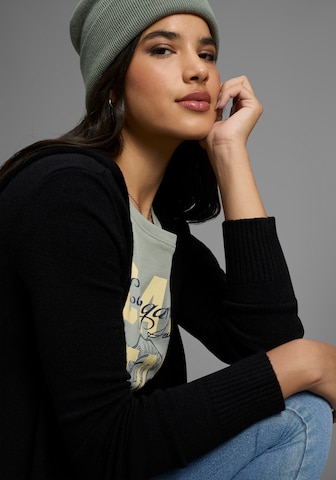 KangaROOS Knit Cardigan in Black