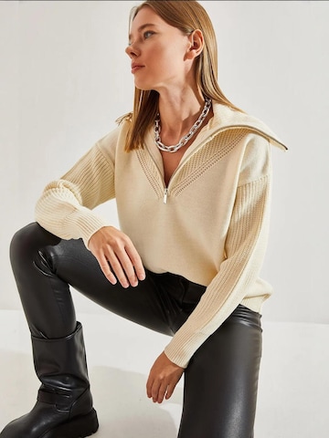 Pull-over 'Pullover' Bianco Lucci en blanc