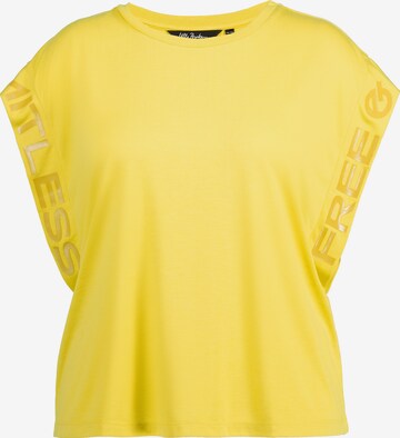 T-shirt Ulla Popken en jaune : devant