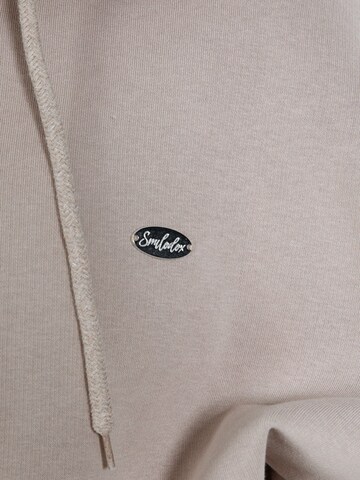 Smilodox Zip-Up Hoodie ' Eda ' in Brown