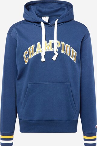 Sweat-shirt Champion Authentic Athletic Apparel en bleu : devant