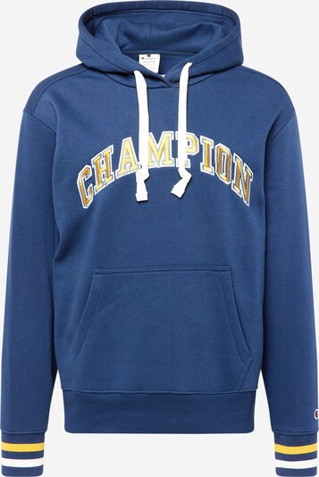 Champion Authentic Athletic Apparel Sweatshirt in navy / gold / weiß, Produktansicht