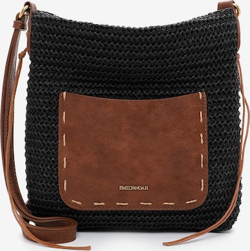 Emily & Noah Crossbody Bag in Black: front