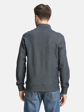 TOM TAILOR Sweat jacket in Blue