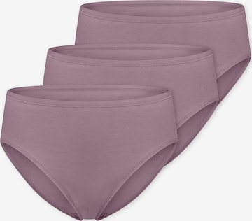 Slip SCHIESSER en violet : devant